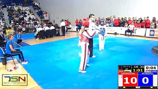 130- Petrovic, Iva,, SRB vs. Georgieva, Aleksandra, BUL 0:13