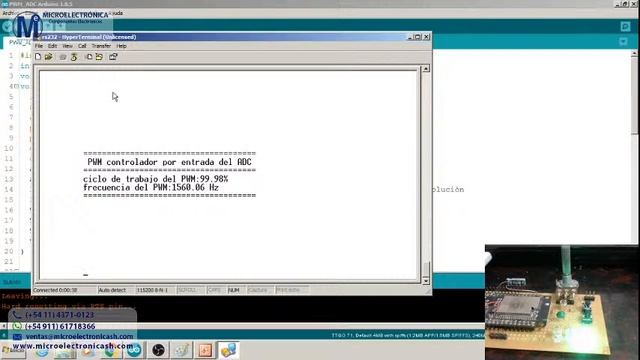 Sistema de Comunicaciones manejo del PWM del ESP32