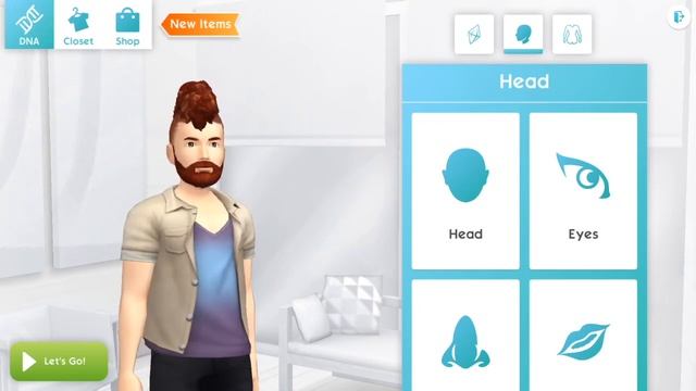 THE SIMS MOBILE • CREATE A SIM • LYCAON PICTUS GAMING