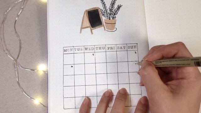 March 2022 | Bullet Journal Setup - Plan With Me | Theme: Café