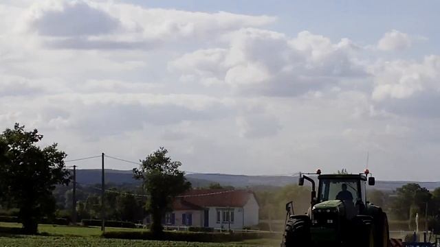 john deere 8220 rubin 9 lemken déchaumage