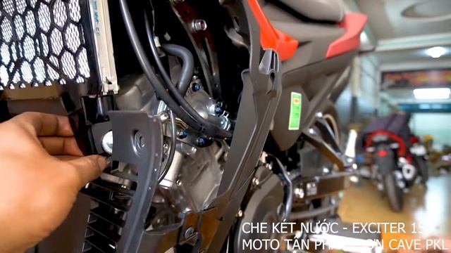 Exciter 155 độ che két nước CNC | Moto Tấn Phát | Sơn Cave PKL.