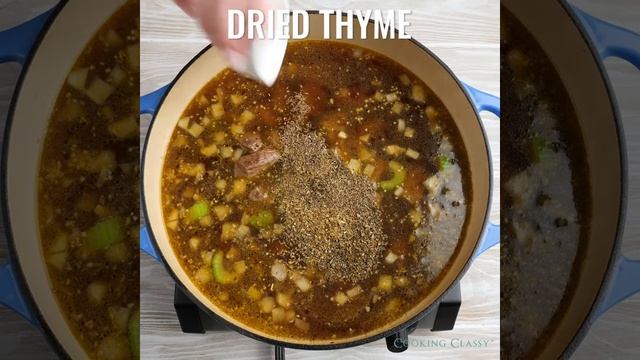 Vegetable Beef Soup - Cooking Classy
