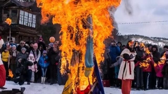 Масленичная неделя. Печем блины. Музыкальная открытка поздравление.