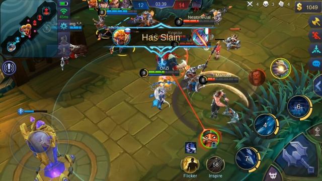 MOBILE LEGENDS - BRAWL Mode - Game Play with Miya