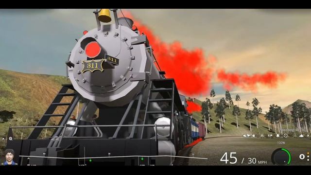 THOMAS AND THE RED SMOKE TRAINZ! - THE VILLAGE! - THOMAS AND FRIENDS - TRAINZ RAILROAD SIMULATOR