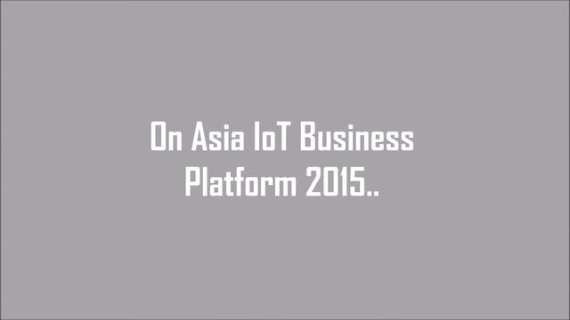 Rich Nagle at Asia IoT Business Platform 2015 Bangkok