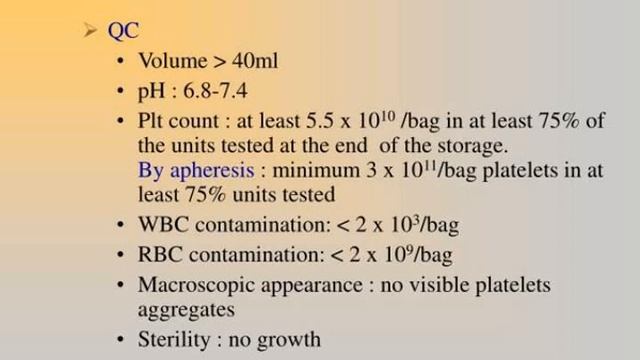 quality assurance amp quality control of blood components