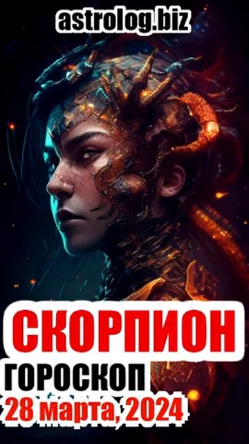 СКОРПИОН   гороскоп на 28 марта, 2024