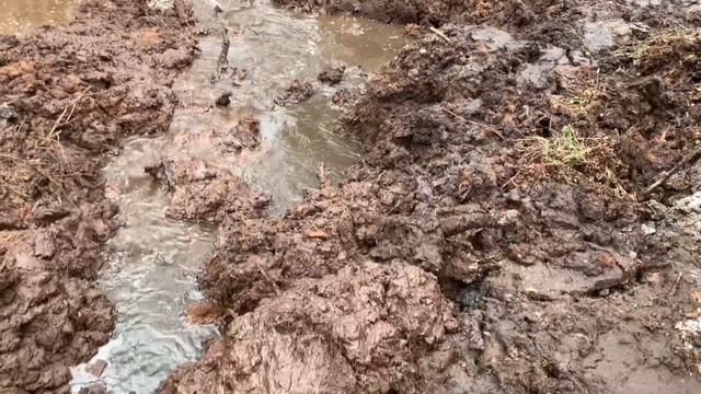 Разработка участка под въезд и парковочные места. Левашово