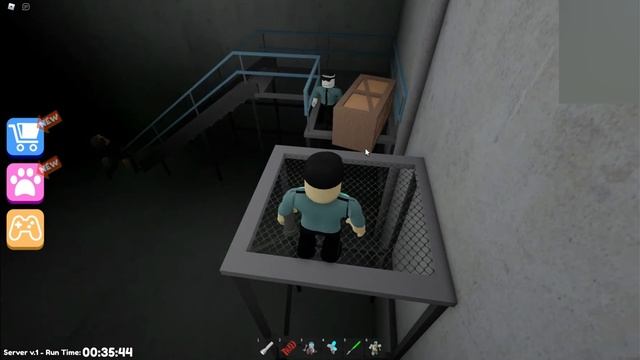 Helping Mr Funny to do PARKOUR with my cousin! Escape Mr Funny's ToyShop! (SCARY OBBY)