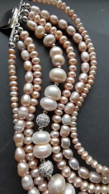 браслет из натурального жемчуга #купитьукрашения #подарок #jewelry #браслет
