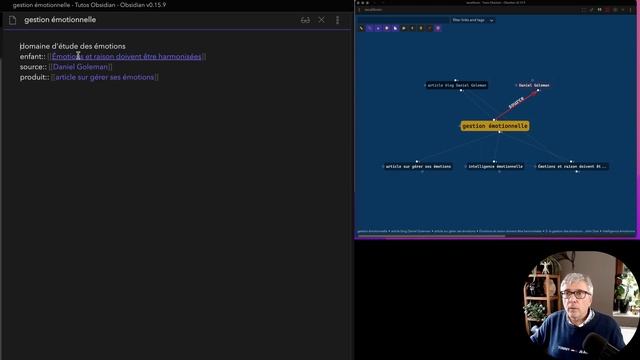 TUTO Obsidian Hiérarchie de notes avec liens - partie 2 Plugin Excalibrain