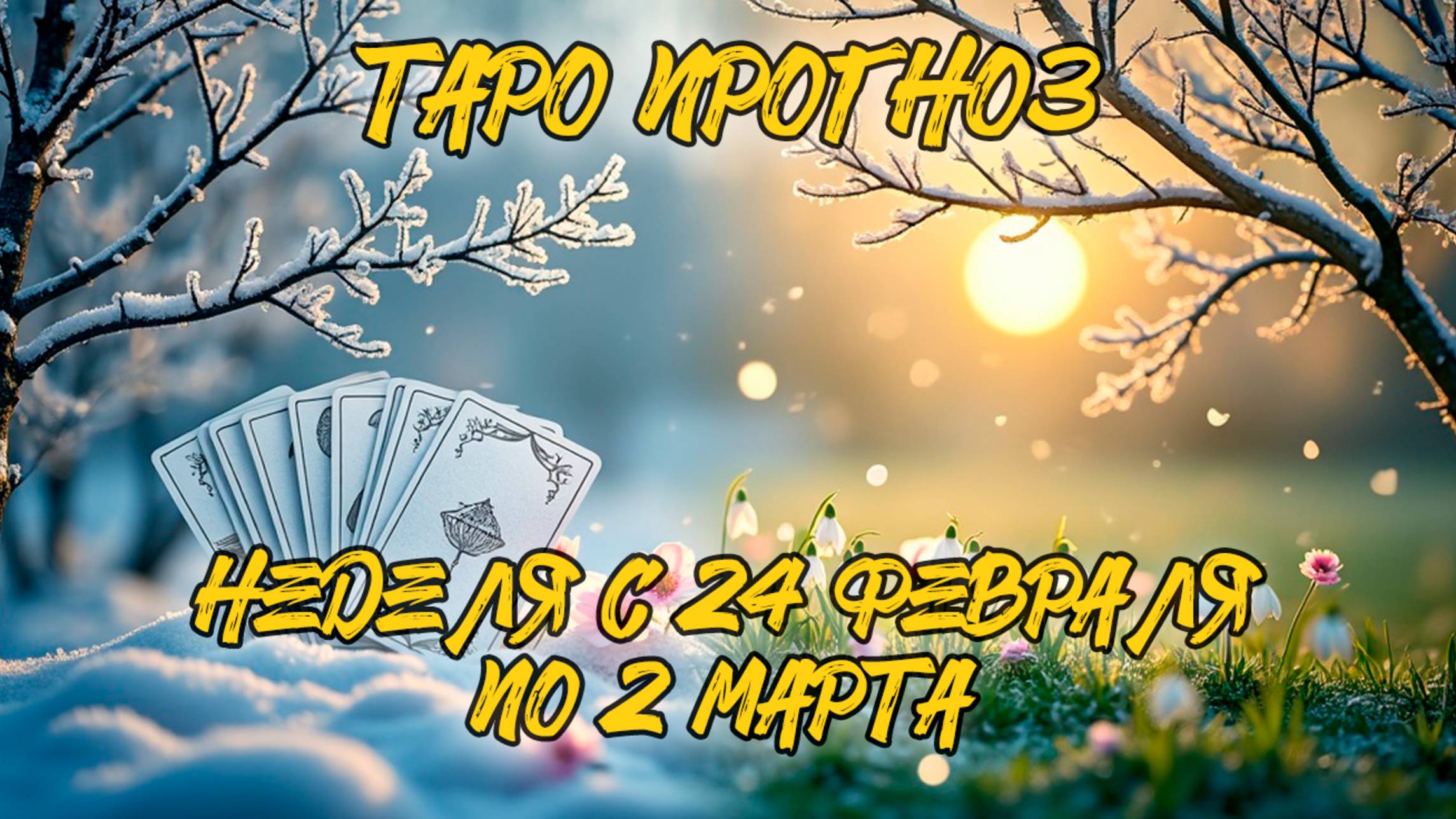 🔮 ТАРО ПРОГНОЗ НА НЕДЕЛЮ с 24 февраля по 2 марта 2025 | Расклад Таро на неделю