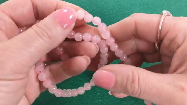 Pink Rose Quartz Grade A Plain Round Beads 6mm Strand Of 60+ Pieces GS1581-2