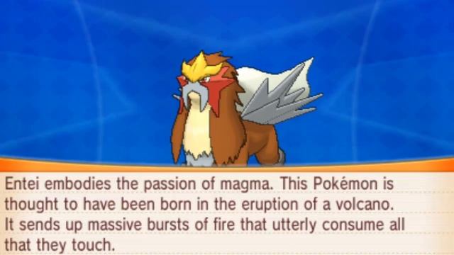 Pokemon Omega Ruby and Alpha Sapphire - Catching Entei