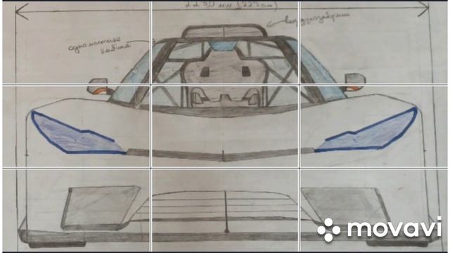 Моё виденье ГОНОЧНОГО АВТОМОБИЛЯ СОВРЕМЕННОСТИ(ГИПЕРКАРА) /Эскизы/😁😄