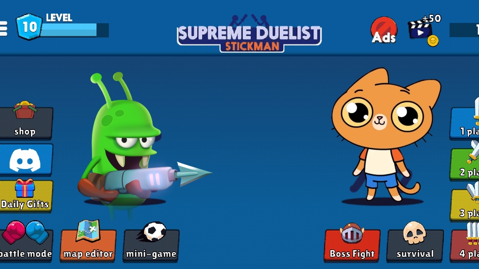 Эйджей против симбочки пимпочки в stickman duelist