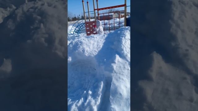 Город из снега