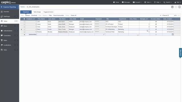Building An Expense Reporting Application / Part 2 Of 5 / Creating Database Tables