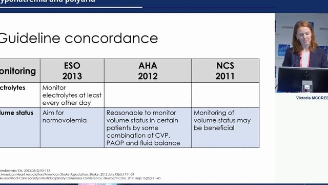 2019 Hyponatremia and polyuria in SAH Victoria McCredie
