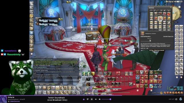 Highlight: Lunaris & Seri's Wedding - FF14 [Aegis] 2/10/2022