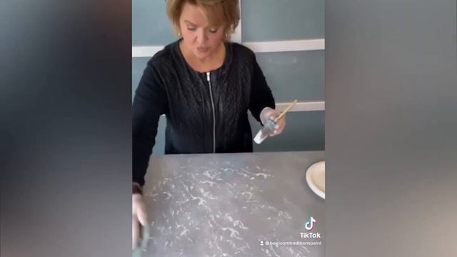 DIY Farmhouse Inspired Countertop | Polaris Quartz Countertop Dupe | DIY Countertops
