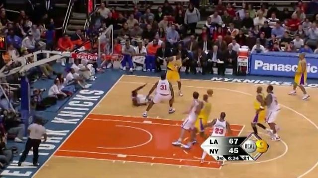 12 23 2007   lakers vs  knicks   kobe highlights 60 fps
