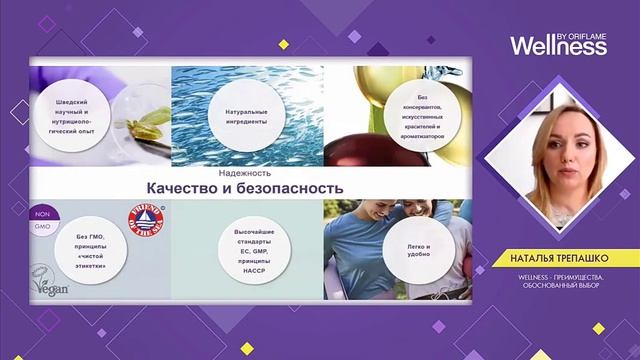 Европа - по качеству #1 в мире по производству. Преимущества Wellness by Oriflame.