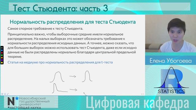 Statistics 5 - ограничения теста Стьюдента. Тест Велча