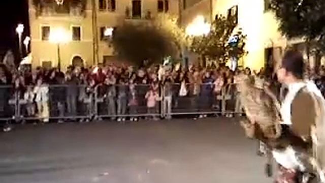 "Falconieri del Re" con Gufo Reale a Civitella San Paolo - Barcana 2009