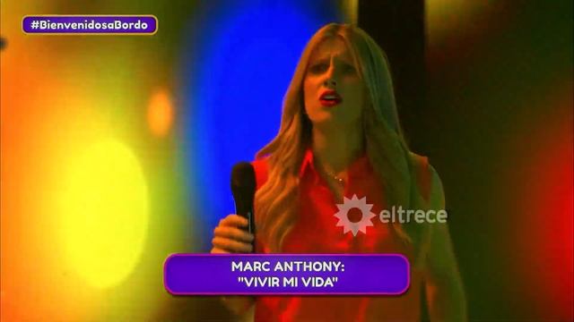 El Marc Anthony argentino hizo bailar salsa a Laurita Fernández en Bienvenidos a bordo