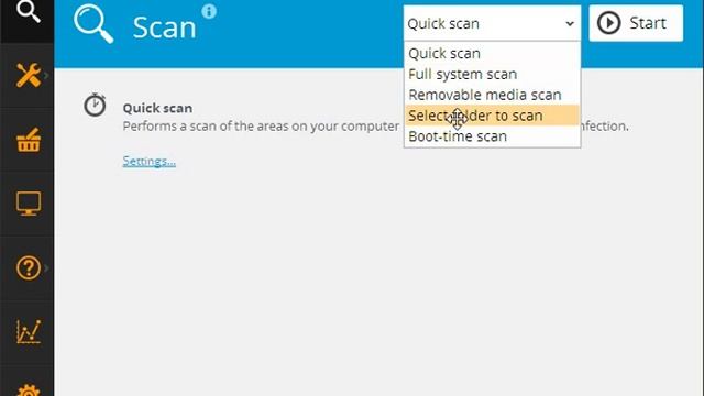 How to virus scan using Avast!