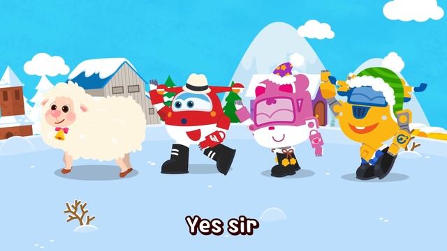 Baa Baa Black Sheep | English Song | Nursery Rhymes | SuperWings Songs for Children