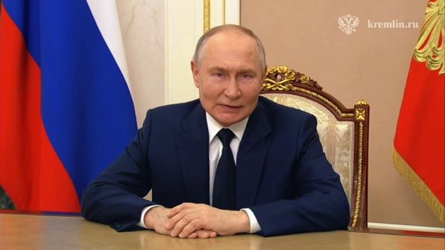 Поздравление В.В. Путина с Днем защитника Отечества