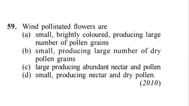 Sexual Reproduction in flowering plants previous year question of NEET |Sexual reproduction in plan