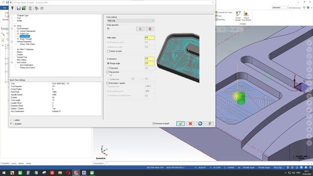 Урок 4 - Симуляция операции - Фрезерование кармана (Pocket Mill) в Fanuc 0i-MF Plus
