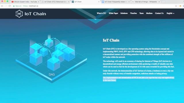 IoT Chain ( ITC ) दे सकता है आपको अच्छा Return 2018 में !  What is IoT Chain ( ITC ) ?