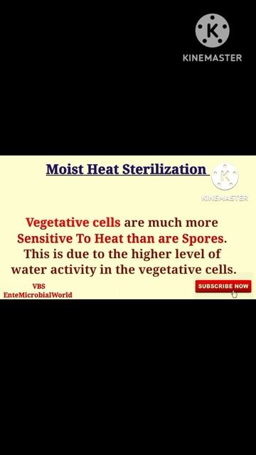 Moist Heat Sterilization @EnteMicrobialWorld #microbiology #microbes #sterilization #bacteria #vbs