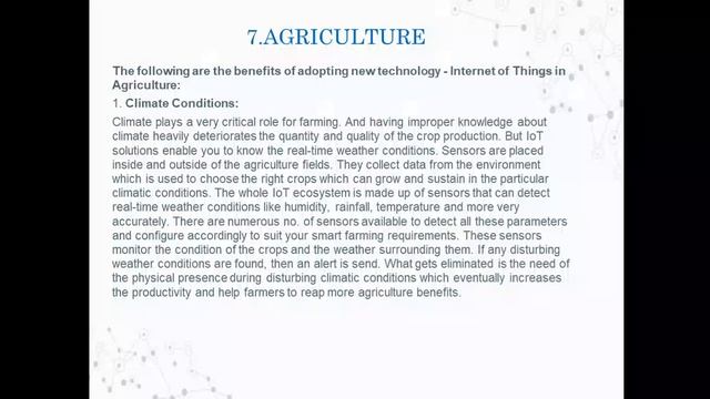 Case study of IOT applications