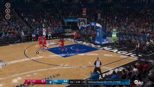 Herrera goes for 100 pts NBA LIVE 19