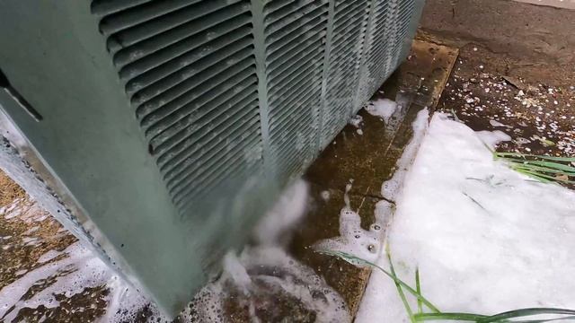 Clean AC Condenser with Metal Covers Correctly