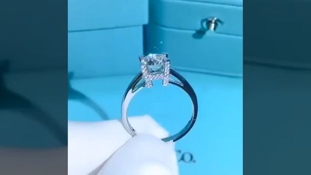 Серебряное кольцо moissanit, 1 карат, d, vvs, роскошное для женщин купить на  Алиэкспресс