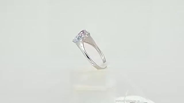 Серебряное кольцо с топазами и аметистами [284430]