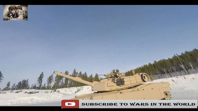 Heavy Metal Drifting   M1 Abrams And Leopard 2 Tanks Show Off Their Drifting Skills In Norway