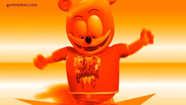 NEON & ORANGE & HI PITCH Gummibär REQ VIDOE Shirt Vid Gummy Teees Gummybear Song