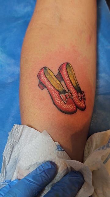 #tattoo Ruby Red Slippers.