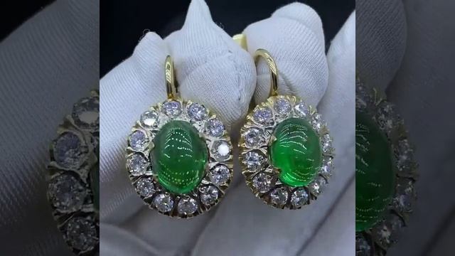 Заводские серьги с якутскими бриллиантами ( Москва)