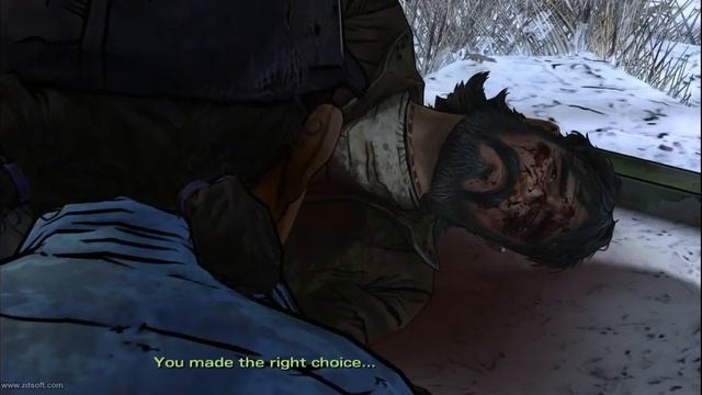 The Walking Dead Season 2 Episode 5 Kenny vs Jane Clementine shoots Kenny and Saving Jane