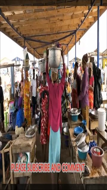 African women selling fish at the crowd fish market, fishfam #Shorts